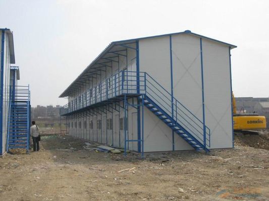 2 storey light steel structure prefab house