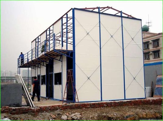 certificated prefab house temporary living quarter laborers camp