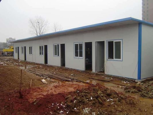 light steel structure EPS/rockwool sandwich panel prefab house for sale