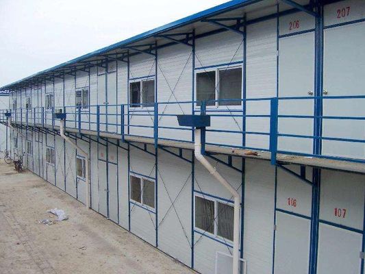 mulity storey light steel structure prefab labor house for workers