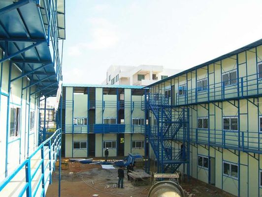mulity storey light steel structure prefab labor house for workers