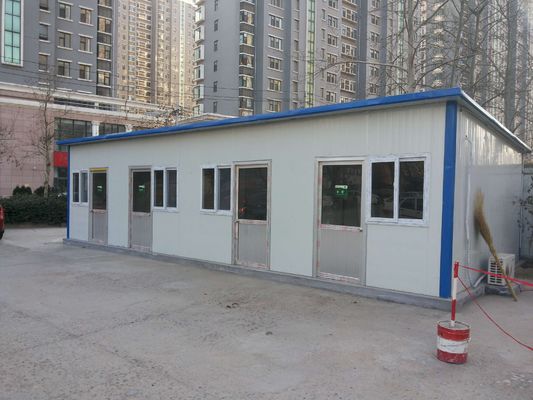 light steel structure EPS/rockwool sandwich panel prefab house for sale