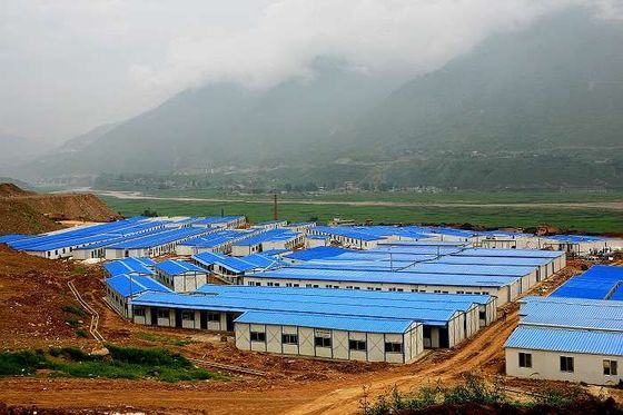 certificated prefab house temporary living quarter laborers camp/prefab labor house