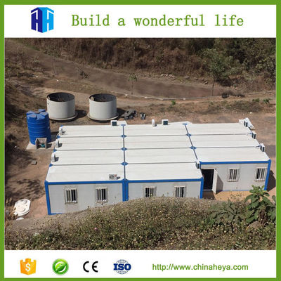 Prefabricated modular container workers camp project in El Salvador