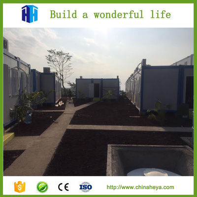 Prefabricated modular container workers camp project in El Salvador