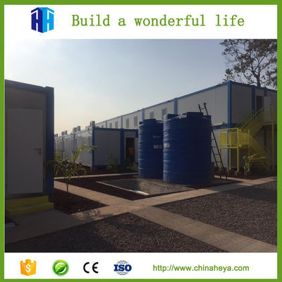 Prefabricated modular container workers camp project in El Salvador