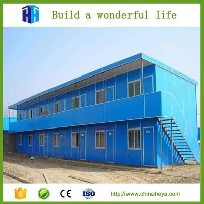 2017 high quality and colorful flat pack container houses for Ksa saudi