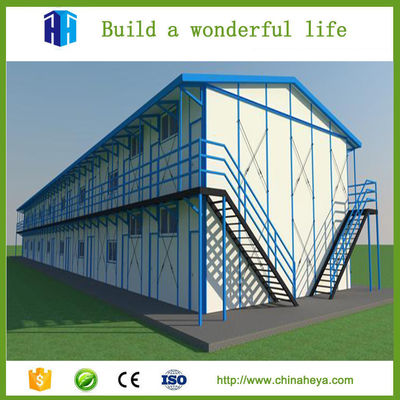 Low cost light steel frame prefab camp construction site accommodation house