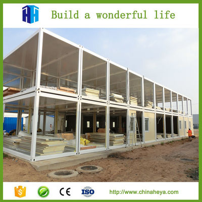 2017 prefab cheapest 40ft Customized steel structure container house good living