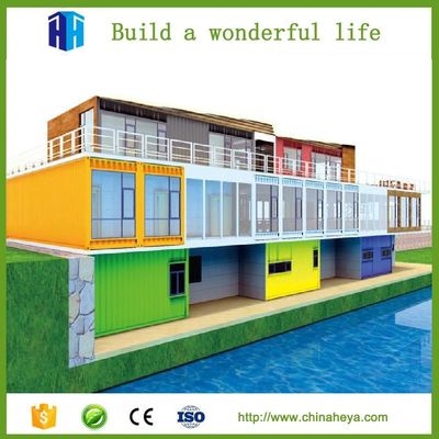 Wholesale factory price precast 2 storey 100m2 container house building plans