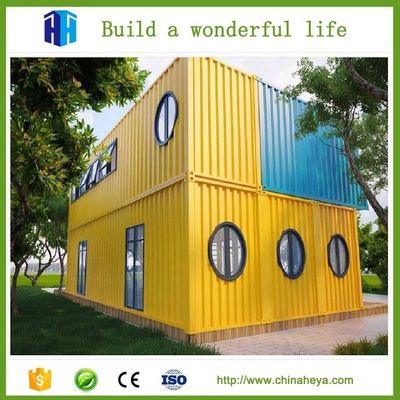 Wholesale factory price precast 2 storey 100m2 container house building plans