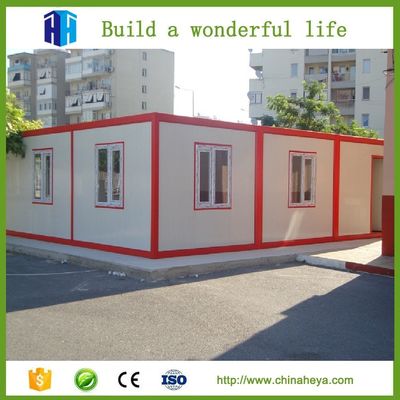 pre-made steel frame expandable living 20ft container house ce poland for sale