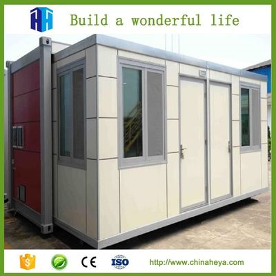 prefabricate sandwich panel expandable folding container house construction project