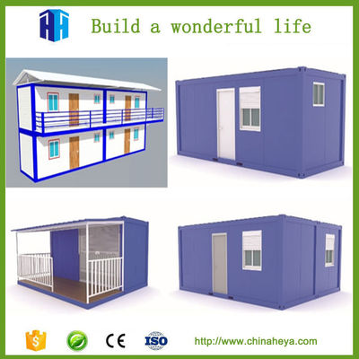 prefabricate sandwich panel expandable folding container house construction project