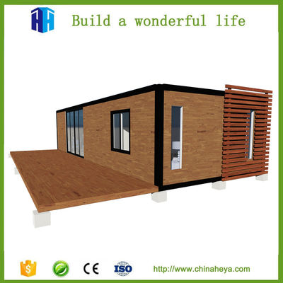 prefab luxury shipping folding expandable steel frame container house for sale