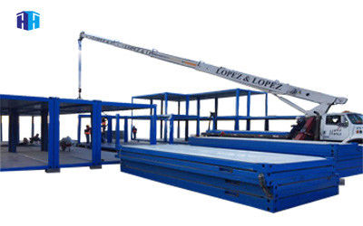 pre-made two story 20ft shipping steel frame container house modular in nepal