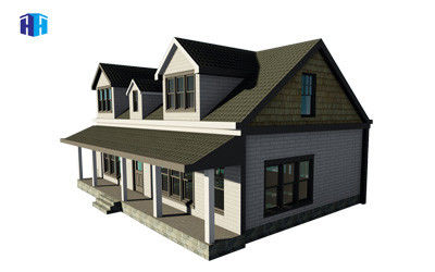 luxury prefab vacation steel structure villa simple villa house elevation designs