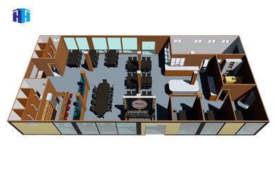 Luxury floating container restaurant bar mobile house design for sale