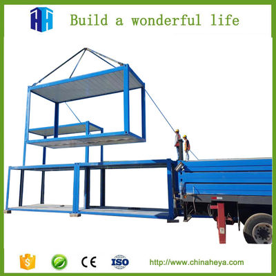 Durable steel structure prefabricated container portable camping house