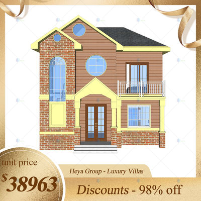 Luxury Villa - (QB02)Steel Luxury Front Elevation House Villa Modern Design