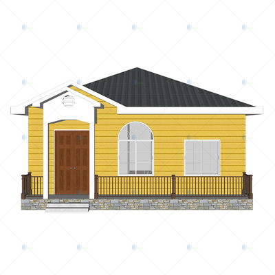 Luxury Villa - (QB05) 2019 New Price Steel Light Luxury Villa Design With Modular Kitchen