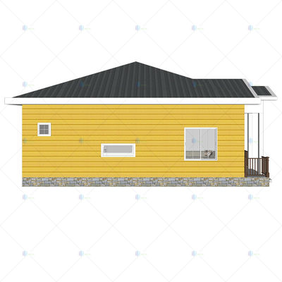Luxury Villa - (QB05) 2019 New Price Steel Light Luxury Villa Design With Modular Kitchen