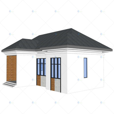 Luxury Villa - (QB09) 2019 New Price Prefab Homes Steel Structure Building Design With Modular Kitchen