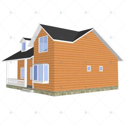 Luxury Villa - (QB10) 2019 New Price Prefab Homes steel structure Building 2 floor Design for sale