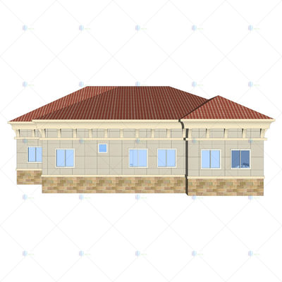 Luxury Villa - (QB11) 2019 New Price Prefab Homes steel structure Building Design With garage