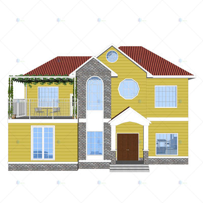 Luxury Villa - (QB12) 2019 New Design Steel Structure Prefab House With Kitchen And Bathroom