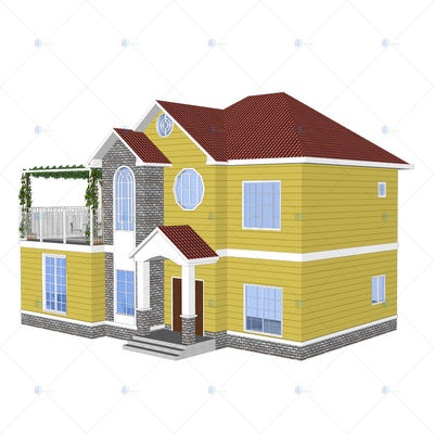 Luxury Villa - (QB12) 2019 New Design Steel Structure Prefab House With Kitchen And Bathroom