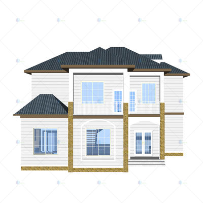 Luxury Villa - (QB13) High Quality Prefab Architectural Light Steel House Best Selling In Philippine Islands