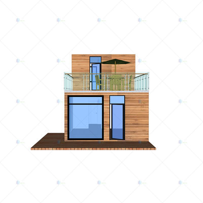 Residential - (Heya-2X03) 2 Floor New Prefab Container House With Bedroom And Living Room Construction Companies