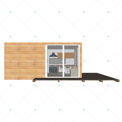 Residential - (Heya-1X05) Quick Assembly Ready Made Stable 2 Bedroom Prefabricated Case House Module