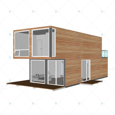 Residential - (Heya-2X05) Prefabricated Expandable Container Homes 40Ft Luxury House Prices