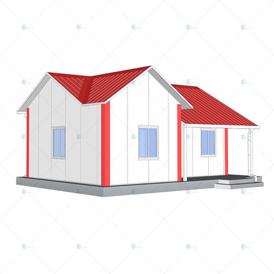 Heya-2B02-A China 2 room sandwich panel house ready made prefabricated house