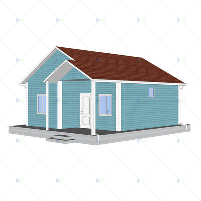 Heya-2B02-B China 2-room sandwich panel house shipping prefab design