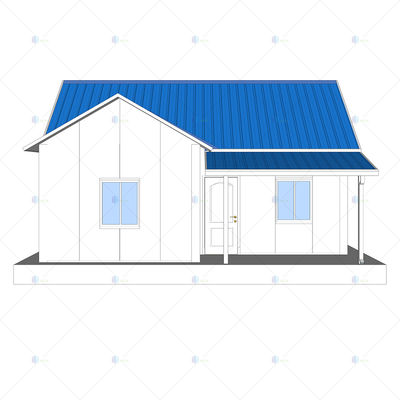 Heya-2B03-A China 2 room sandwich panel house ready made prefabricated lodge factory