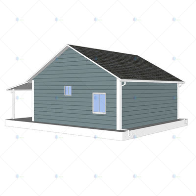 Heya-2B03-B China 2 room sandwich panel house ready made prefab building supplier
