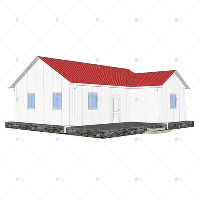 Heya-2B05-A China 2 room sandwich panel house prefabricated villa construction design