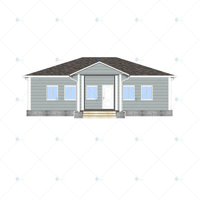 Heya-3B03-B Low-cost prefabricated 3-room sandwich house in China