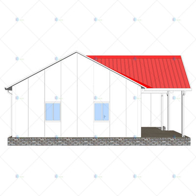 Heya-2B09-A China 2 room sandwich panel house materials cheap home in Kenya