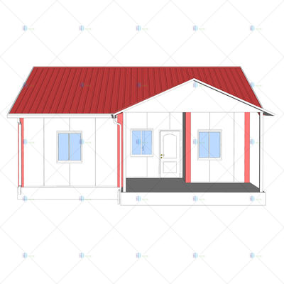 Heya-2B09-A China 2 room sandwich panel house materials cheap home in Kenya