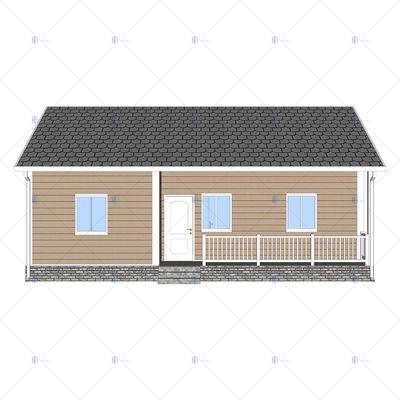 Heya-2B10-B China 2 room sandwich panel house materials cheap home in Kenya