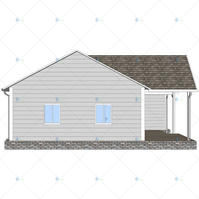 Heya-2B09-B China 2 room sandwich panel house materials cheap home in Kenya