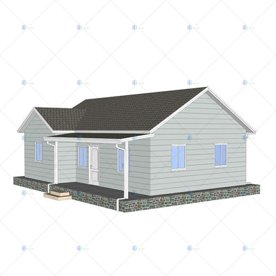 Heya-2Q06 China 2 room light gauge house easily constructed durable prefabricated house