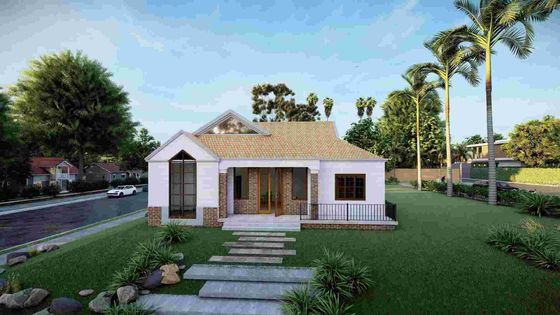 Luxury Villa - (QB01) Heya Steel Light Luxury Villa Design Building Steel Buildings Poland Project
