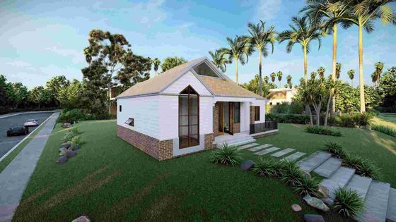 Luxury Villa - (QB01) Heya Steel Light Luxury Villa Design Building Steel Buildings Poland Project