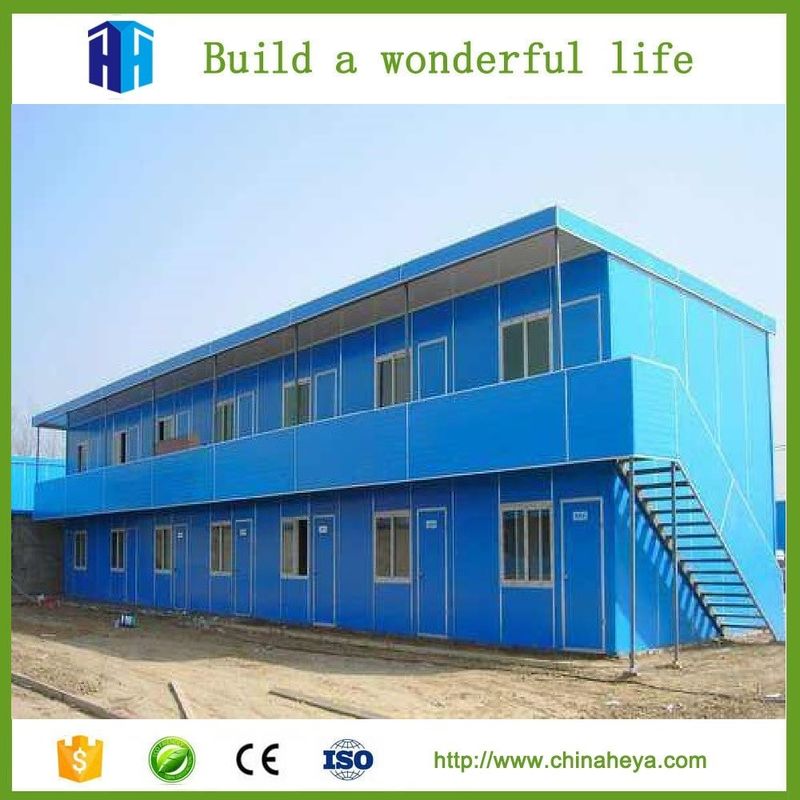 2017 high quality and colorful flat pack container houses for Ksa saudi