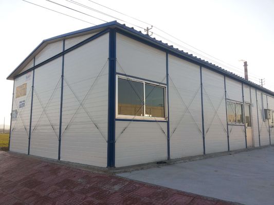 K type fire&water proof eps or rockwool panel prefab house